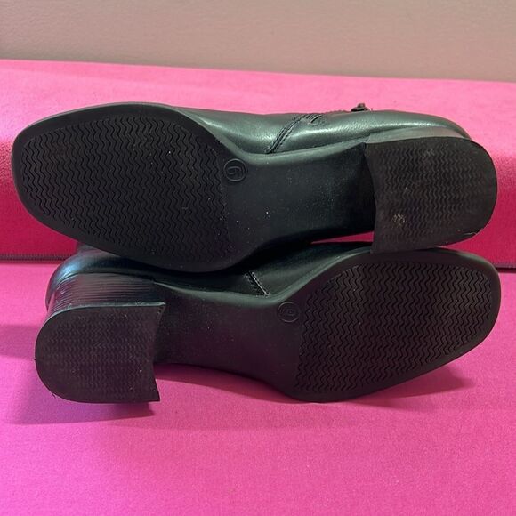 Borelli Diane Black Leather Ankle Boot Size 9 - Picture 11 of 11